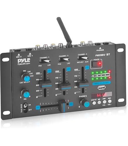 American Audio Q-2411 PRO ミキサー Q-2411 DJ Mixer from American DJ